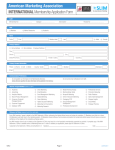 American Marketing Association INTERNATIONALMembership