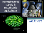 Increasing Food Supply and Sustainable Agriculture