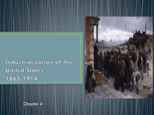 Industrialization of the United States 1865-1914
