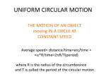 uniform circular motion