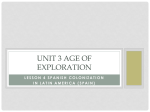 Unit 3 Age of Exploration