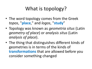 Topology