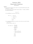 Statistics 100A Homework 6 Solutions