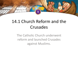 14.1 Church Reform and the Crusades