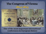 PPT Congress of Vienna