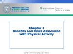 Chapter 1 Benefits and Risks Associated with Physical Activity