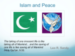 Islam and Peace - Plymouth State University