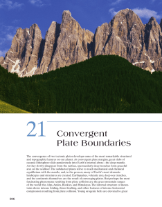 Convergent Plate Boundaries - North Coast Distance Education