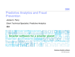 Predictive Analytics and Fraud Prevention