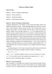 Measures in Edge Weight Table of Content Measure 1. Number of