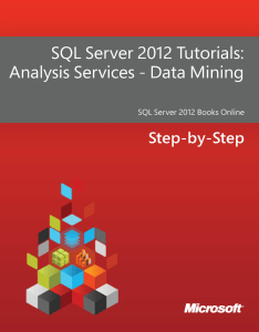 SQL Server 2012 Tutorials. Analysis Services