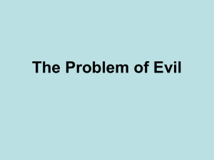 The Problem of Evil