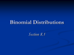 binomial distribution