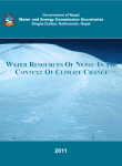 water resources of nepal in the context of climate change