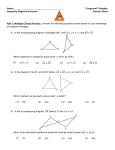 Congruent Triangles Review Sheet