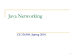 236369 Networking Part II