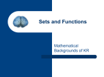 Sets and Functions