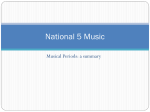 National 5 Music