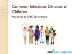Common Infectious Diseases of Children