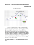 Trigonometry Performance Task: Sohcahtoa Mountain