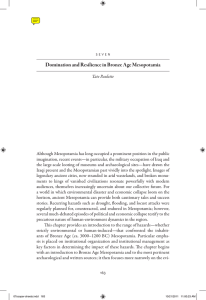 Domination and Resilience in Bronze Age Mesopotamia