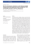 The rise of Laminaria ochroleuca in the Western English Channel