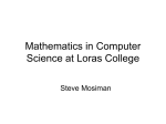 Mathematics in Computer Science at Loras College