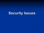 Security Issues