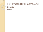 12.4 Probability of Compound Events