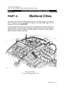 medieval town plans