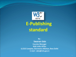 8. E-Publishing standard