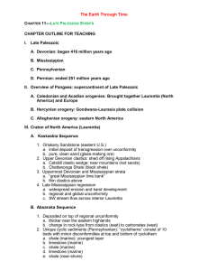 Chapter 11—Late Paleozoic Events
