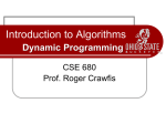 Introduction to Algorithms Dynamic Programming