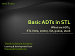 Basic ADTs in STL