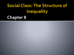 Social class indicated by