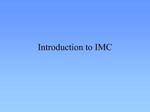 Intro to IMC