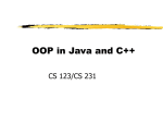 Java vs C++