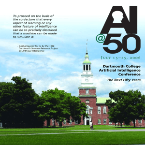 Dartmouth College Artificial Intelligence Conference