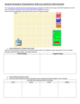 Drawing Electric Field Lines and Electric Field Intensities