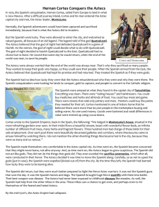 Hernan Cortes Conquers the Aztecs