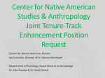 Enhancement Position Request Anthropology Component of the