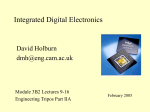 Paper E1 - Digital Circuits