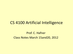 CS G120 Artificial Intelligence