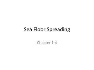 Sea Floor Spreading