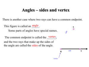 1.6 Angle Pair Relationships