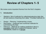 Review of Chapters 1-5