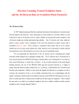 Electron Counting, Formal Oxidation States and the 18 Electron