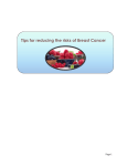 tips to reduce breast cancer tips