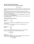 SHORTCUT IN SOLVING LINEAR EQUATIONS (Basic Step to