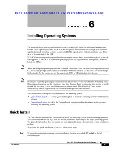 Installing Operating Systems
